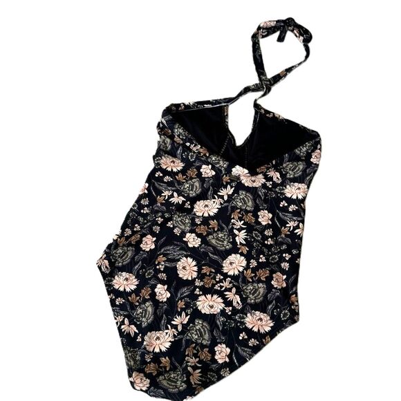 NWOT O'Neill Swimsuit X-small Colleen Floral Deep V-Neck Cheeky One Piece Xs - Picture 5 of 9